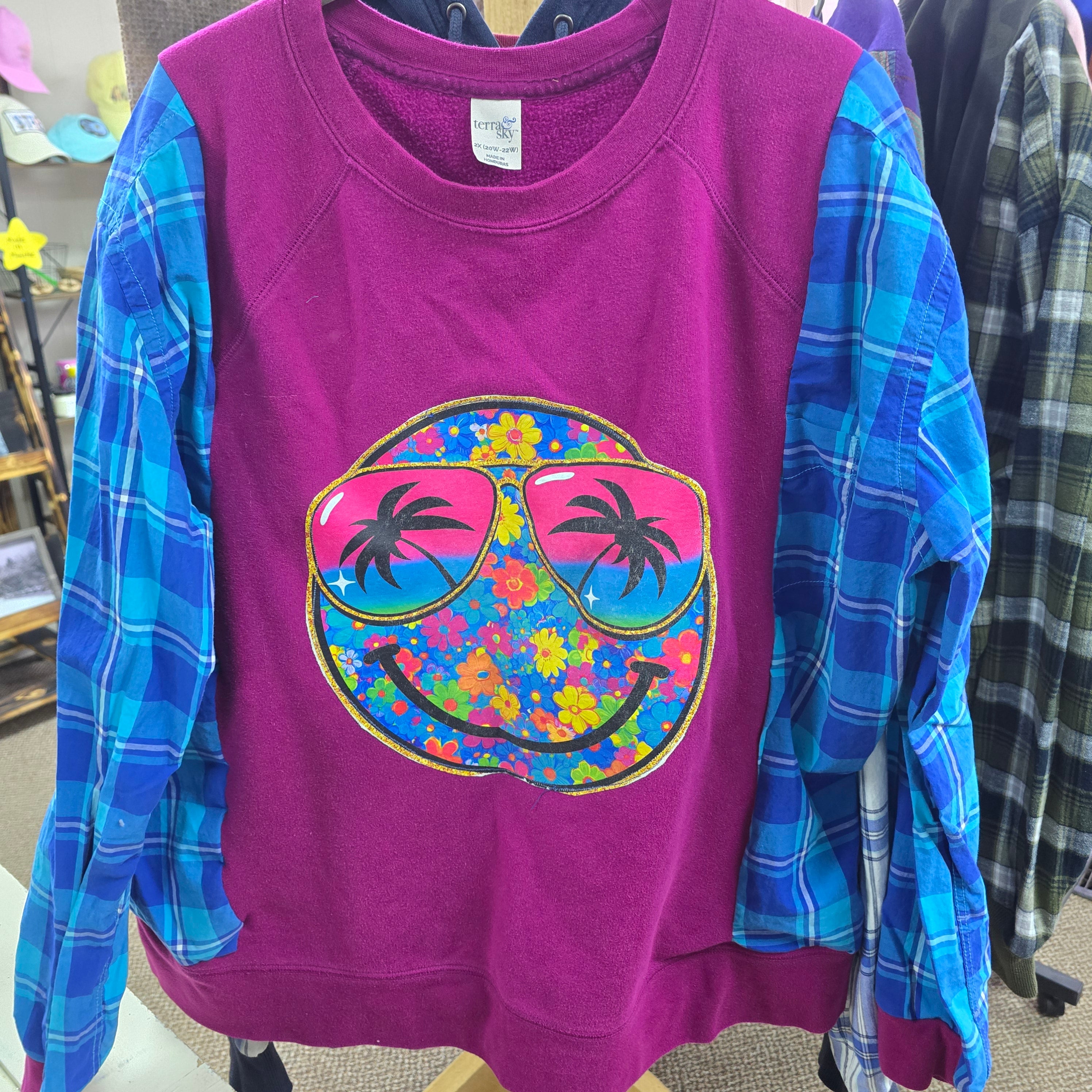 Upcycled - Smiley face