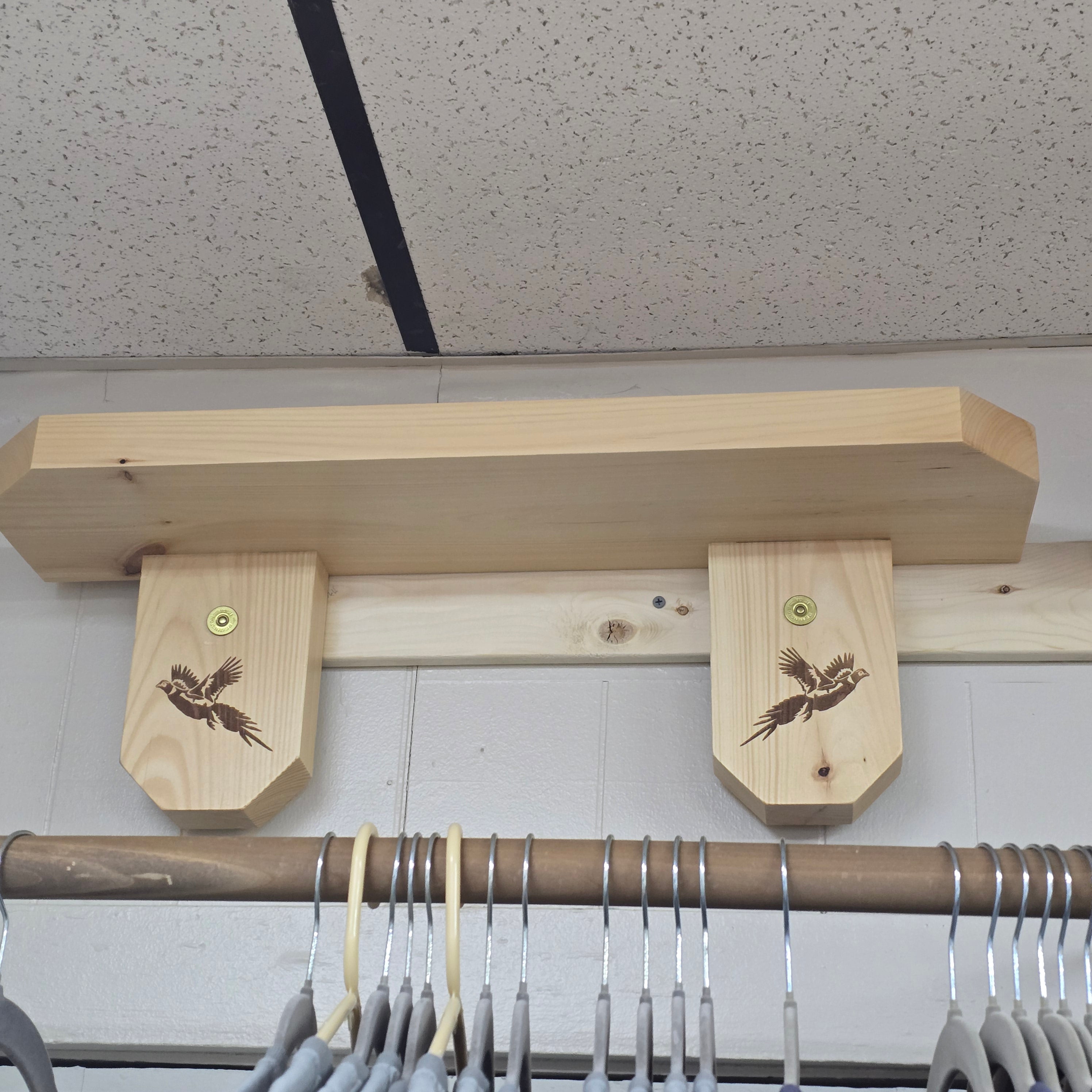 White Pine Wood Shelf